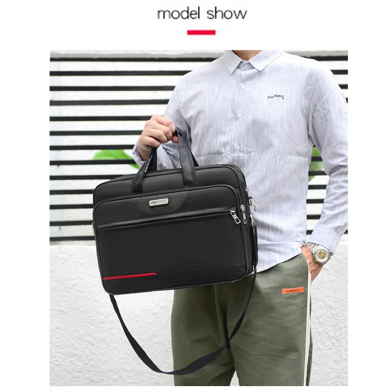 High-Capacity Business Briefcase - Laptop & Document Organizer Bag for Office & Weekend Travel (Durable Storage Solution)