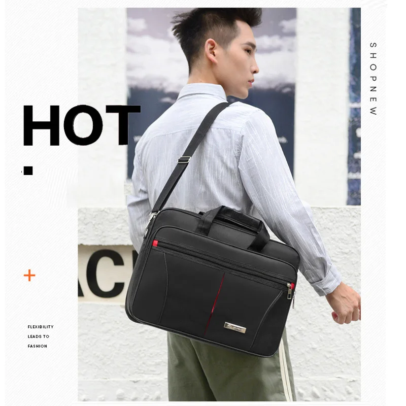 High-Capacity Business Briefcase - Laptop & Document Organizer Bag for Office & Weekend Travel (Durable Storage Solution)
