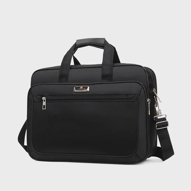 High-Capacity Business Briefcase - Laptop & Document Organizer Bag for Office & Weekend Travel (Durable Storage Solution)