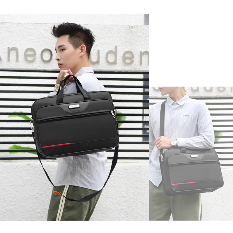 High-Capacity Business Briefcase - Laptop & Document Organizer Bag for Office & Weekend Travel (Durable Storage Solution)
