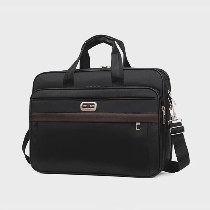 High-Capacity Business Briefcase - Laptop & Document Organizer Bag for Office & Weekend Travel (Durable Storage Solution)