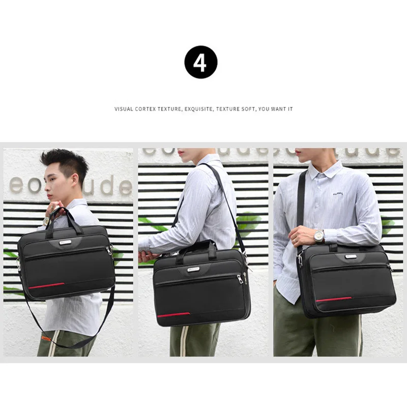High-Capacity Business Briefcase - Laptop & Document Organizer Bag for Office & Weekend Travel (Durable Storage Solution)