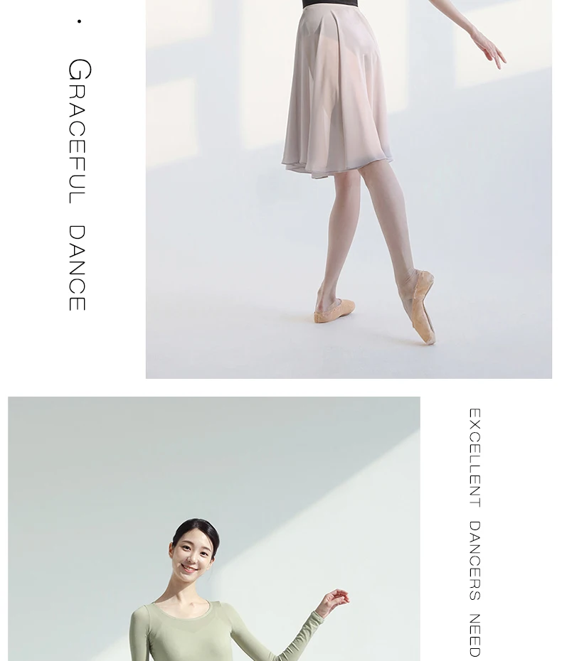 Ballet Practice Suit Dance Suit Gym Suit Gauze Skirt Female Adult Basic Training Body Ballet Skirt Tights