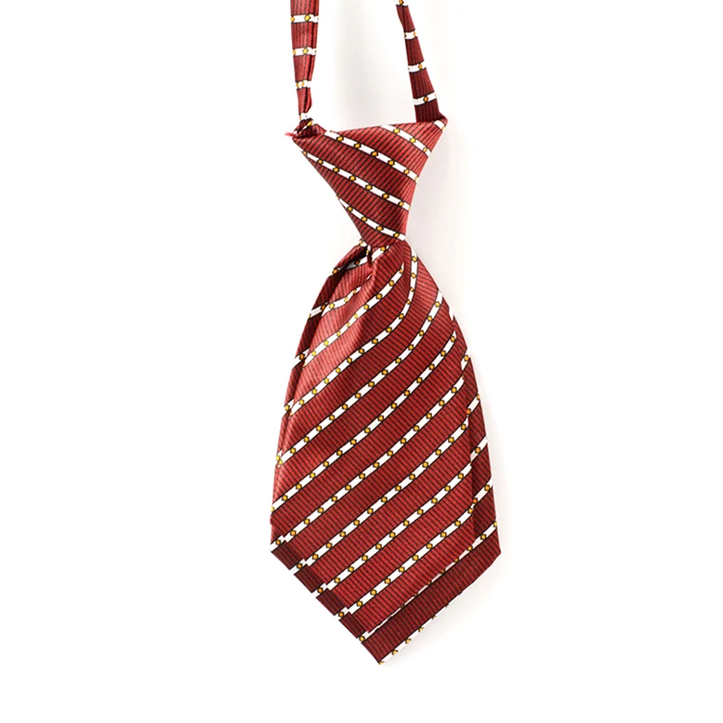 Striped 7cm Women Small Neckties Boys Children Bow Ties For Men Bank Hotel Restaurant Business Suits Uniform Neckwear Accessory
