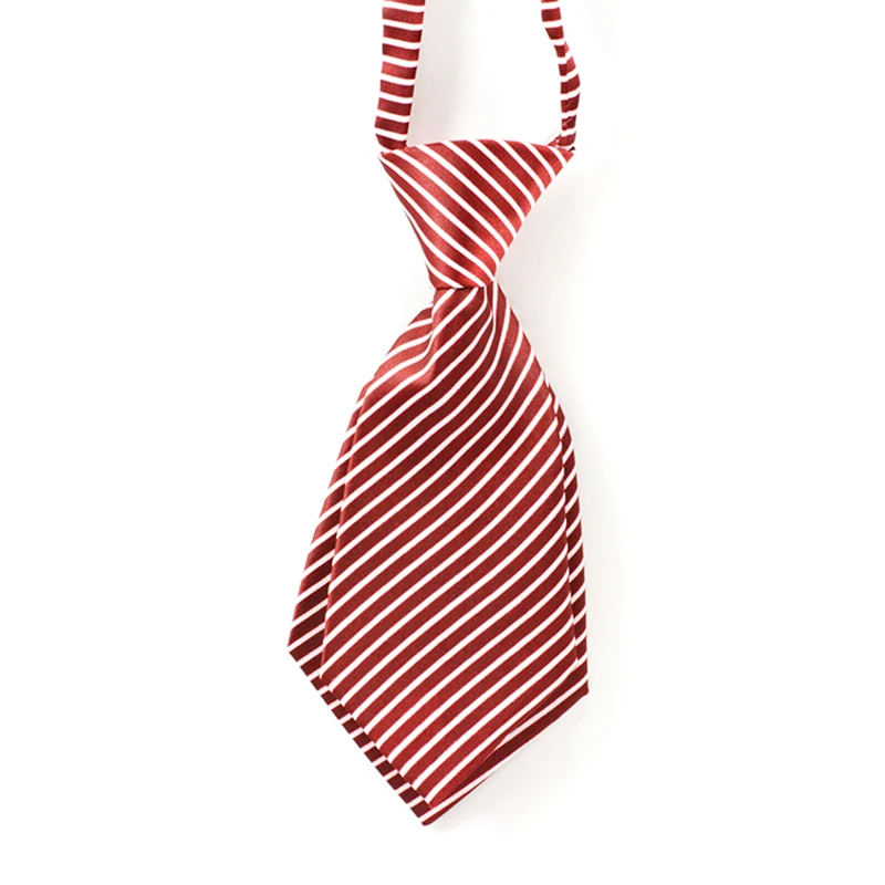 Striped 7cm Women Small Neckties Boys Children Bow Ties For Men Bank Hotel Restaurant Business Suits Uniform Neckwear Accessory