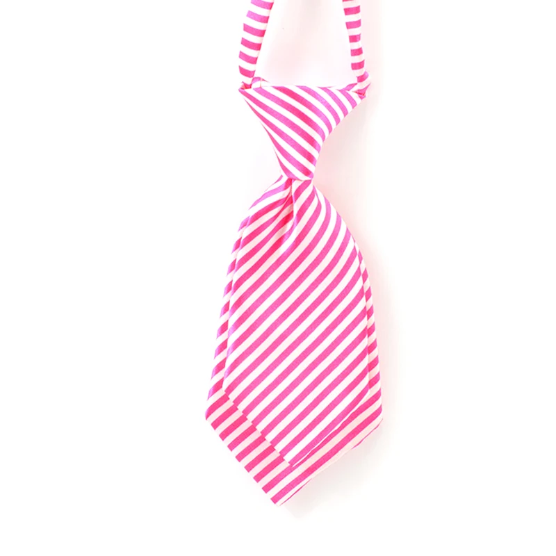 Striped 7cm Women Small Neckties Boys Children Bow Ties For Men Bank Hotel Restaurant Business Suits Uniform Neckwear Accessory