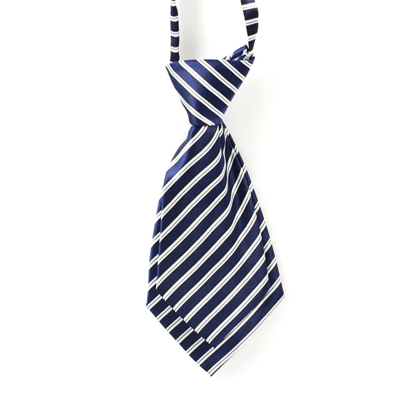 Striped 7cm Women Small Neckties Boys Children Bow Ties For Men Bank Hotel Restaurant Business Suits Uniform Neckwear Accessory