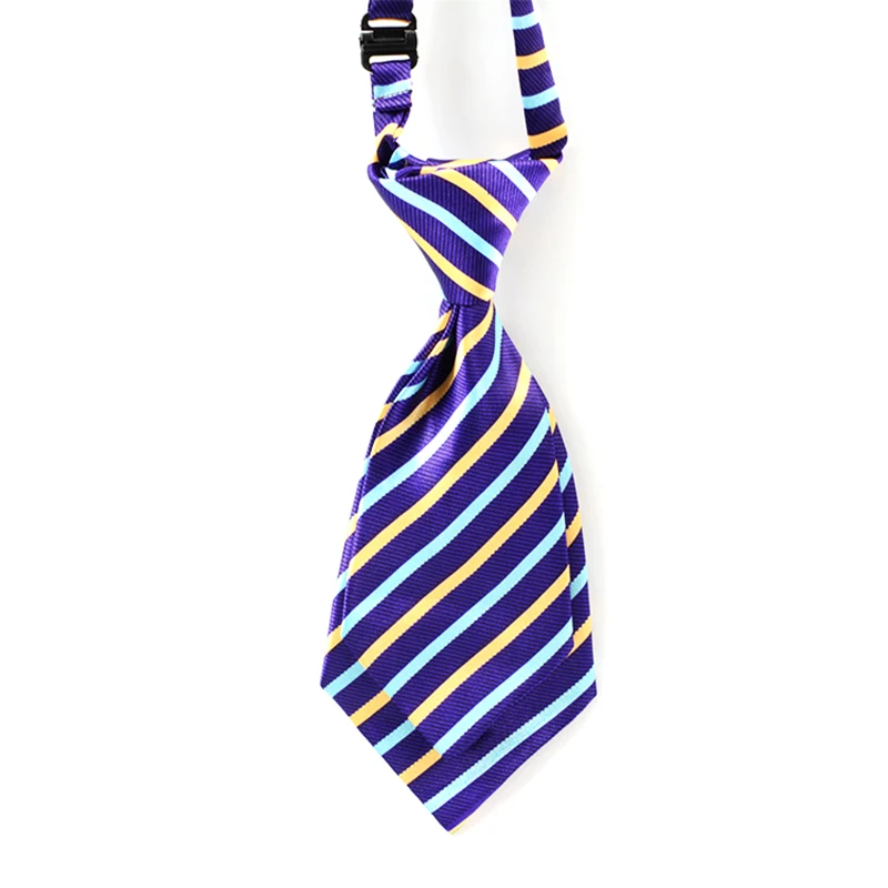 Striped 7cm Women Small Neckties Boys Children Bow Ties For Men Bank Hotel Restaurant Business Suits Uniform Neckwear Accessory
