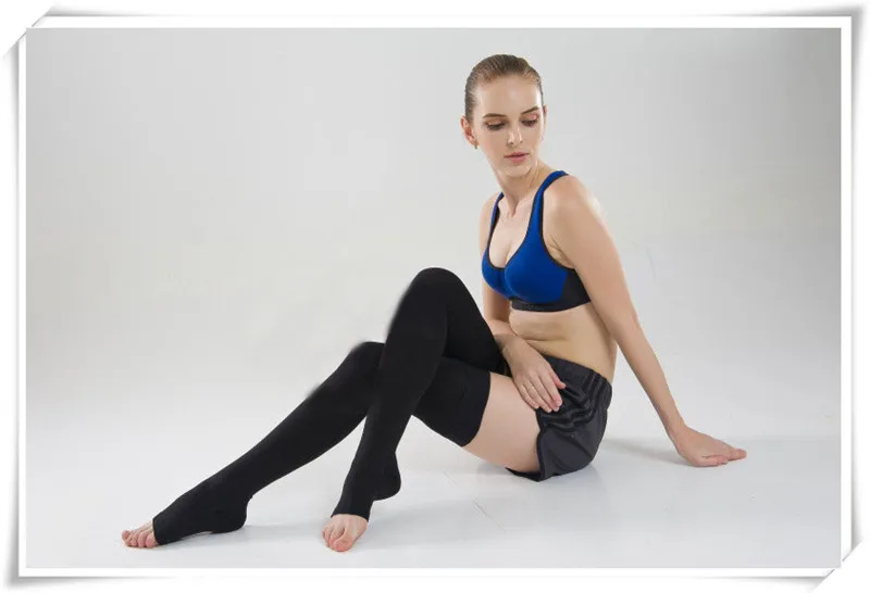 45-80KG Compression Women Tights Varicose Veins 23- 30mmhg Elastic Nursing Over Knee Prevent Slipping S-XXL Stockings