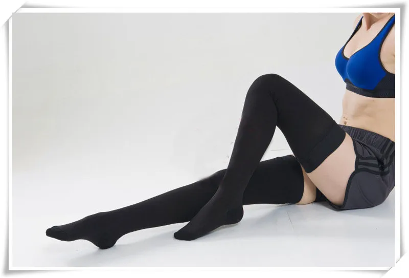 45-80KG Compression Women Tights Varicose Veins 23- 30mmhg Elastic Nursing Over Knee Prevent Slipping S-XXL Stockings