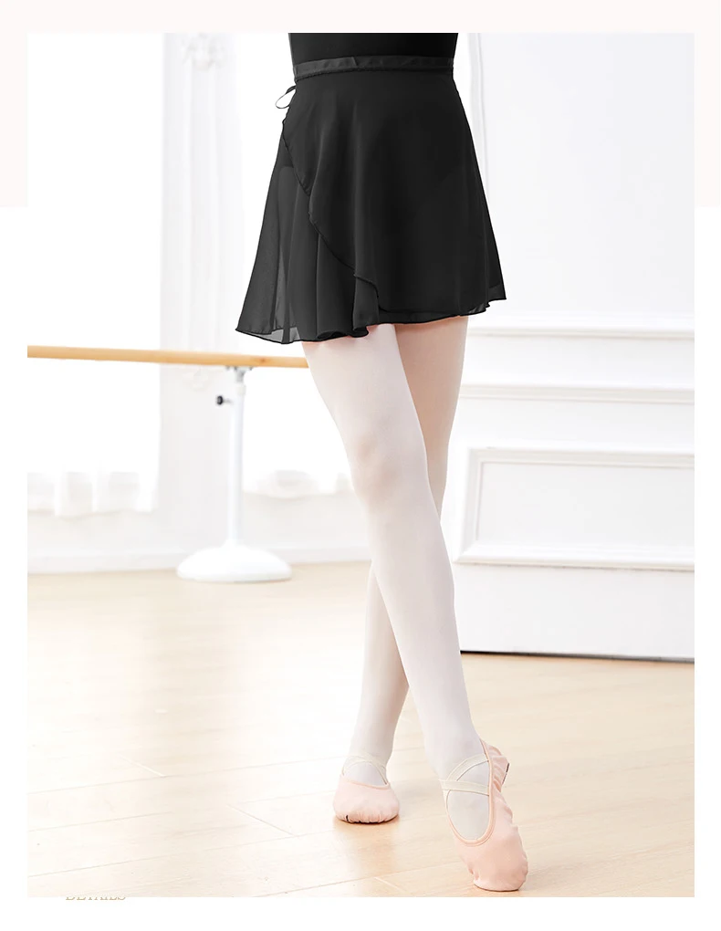 Women Ballet Skirts Lace-up Skirts Dance Skirts Polyester Adults Girls Leotards Skirt Ballet Practice Dancing Miniskirts Tutu