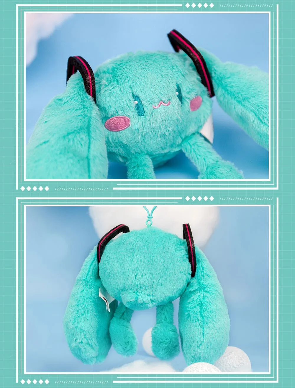 Official Anime Miku Itabag Cosplay Hatsune Ita Bag Plush Backpack Women DIY Bag School Student Men Velvet Crossbody Shoulder Bag