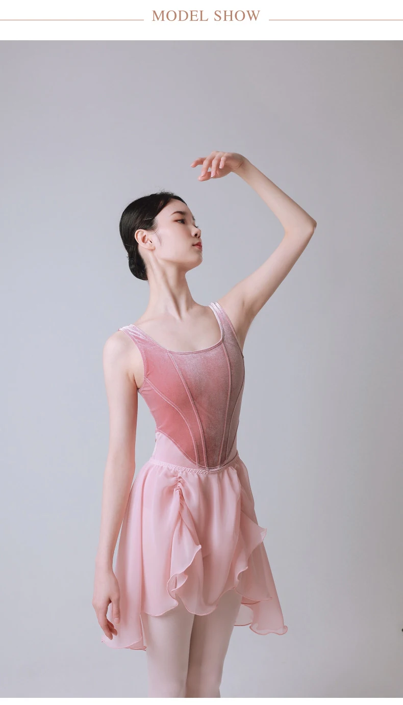 Tights Ballet Dance Suit Female Velvet Body Suit Teacher Special Exercise Suit Adult Gymnastics One-Piece Suit