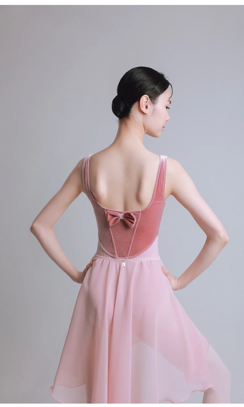 Tights Ballet Dance Suit Female Velvet Body Suit Teacher Special Exercise Suit Adult Gymnastics One-Piece Suit