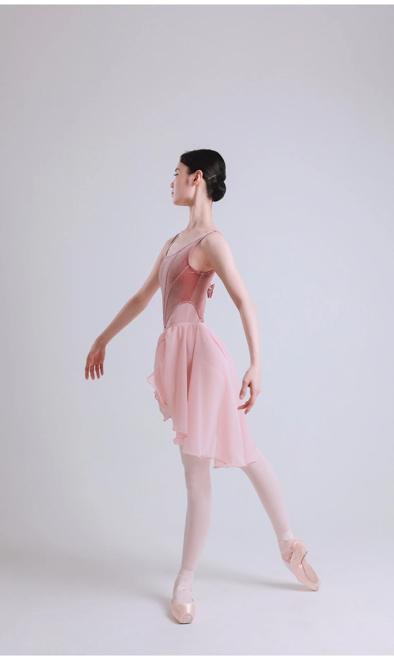 Tights Ballet Dance Suit Female Velvet Body Suit Teacher Special Exercise Suit Adult Gymnastics One-Piece Suit