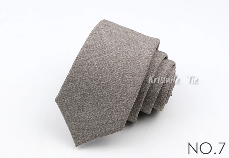 15color New Men's Polyester Bamboo Fiber Tie Classic Solid Color Cool Tone Business Skinny Thin Necktie Wedding Slim Men Ties