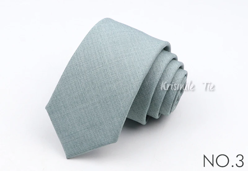 15color New Men's Polyester Bamboo Fiber Tie Classic Solid Color Cool Tone Business Skinny Thin Necktie Wedding Slim Men Ties