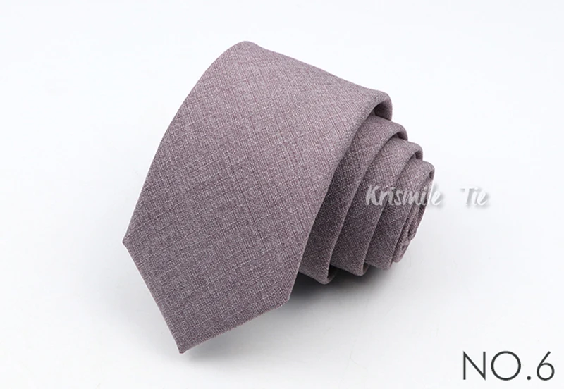 15color New Men's Polyester Bamboo Fiber Tie Classic Solid Color Cool Tone Business Skinny Thin Necktie Wedding Slim Men Ties