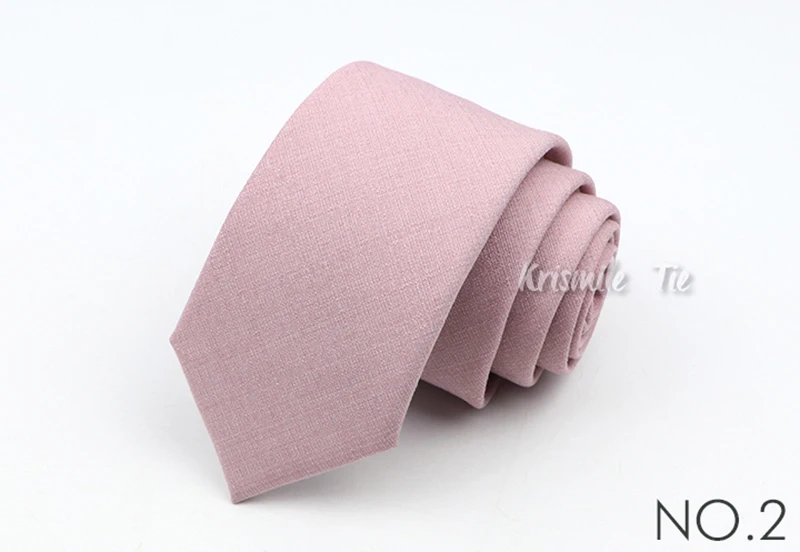 15color New Men's Polyester Bamboo Fiber Tie Classic Solid Color Cool Tone Business Skinny Thin Necktie Wedding Slim Men Ties