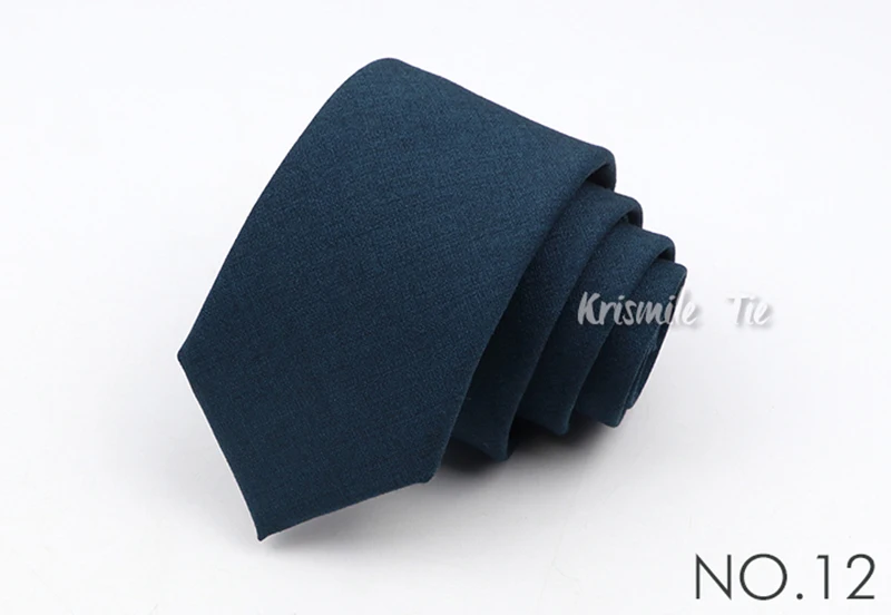 15color New Men's Polyester Bamboo Fiber Tie Classic Solid Color Cool Tone Business Skinny Thin Necktie Wedding Slim Men Ties