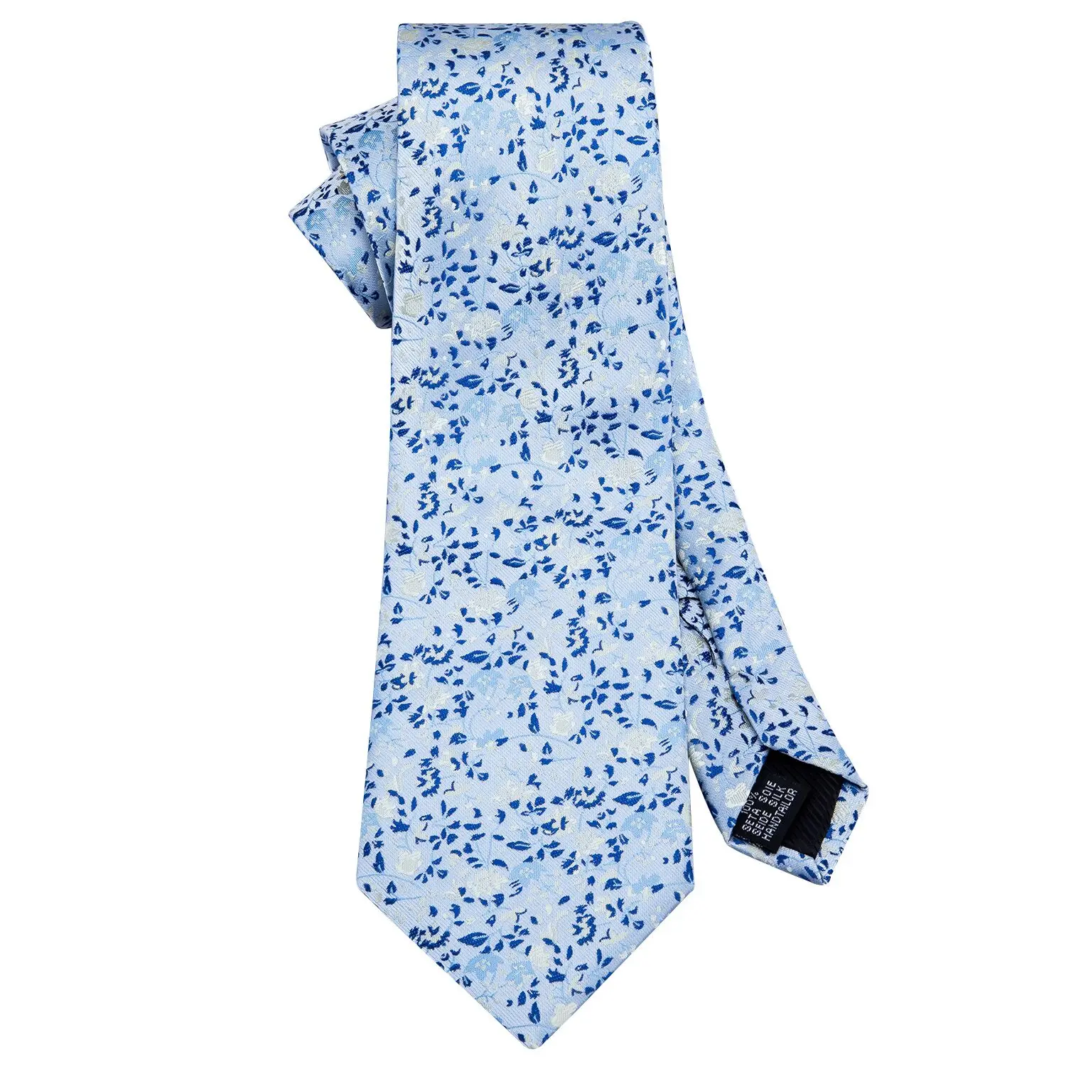 Red Print Men Tie Set Silk Jacquard Floral Wedding Business Necktie Handkerchief Cufflinks 30 Colours Luxury Gift Barry.Wang