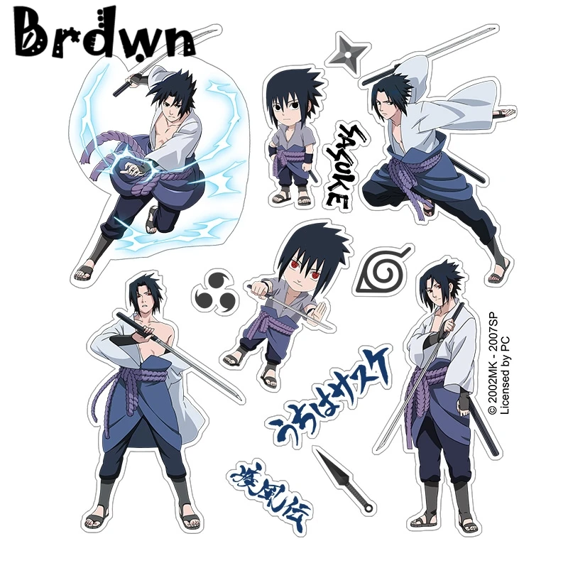 Brdwn NARUTO Hatake Kakashi Haruno Sakura Uchiha Sasuke Official Authorization Cosplay Stickers Paster