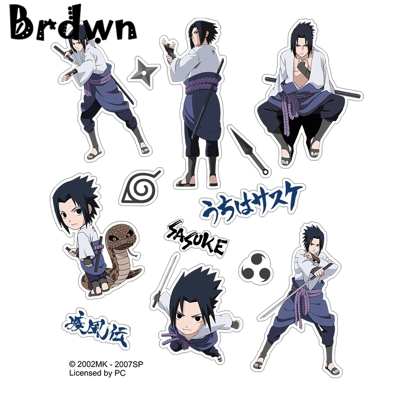 Brdwn NARUTO Hatake Kakashi Haruno Sakura Uchiha Sasuke Official Authorization Cosplay Stickers Paster
