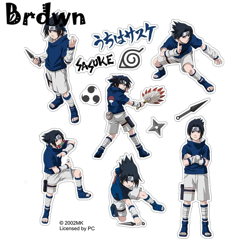 Brdwn NARUTO Hatake Kakashi Haruno Sakura Uchiha Sasuke Official Authorization Cosplay Stickers Paster
