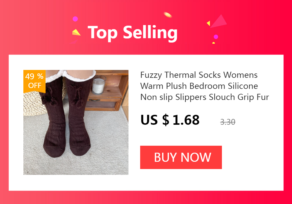 Womens Fuzzy Thermal Sock Plush Grip Hemp Winter Soft Female Home Indoor Warm Bedroom Non slip fluffy Thick Slipper Floor Sock