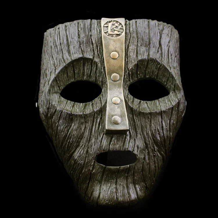 Cameron Diaz Loki Resin Bark Masks Halloween Mask Jim Carrey Venetian Mask The God of Mischief Masquerade Cosplay Costume Props