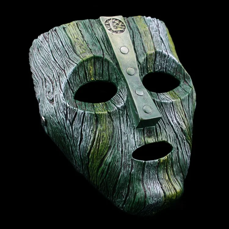 Cameron Diaz Loki Resin Bark Masks Halloween Mask Jim Carrey Venetian Mask The God of Mischief Masquerade Cosplay Costume Props