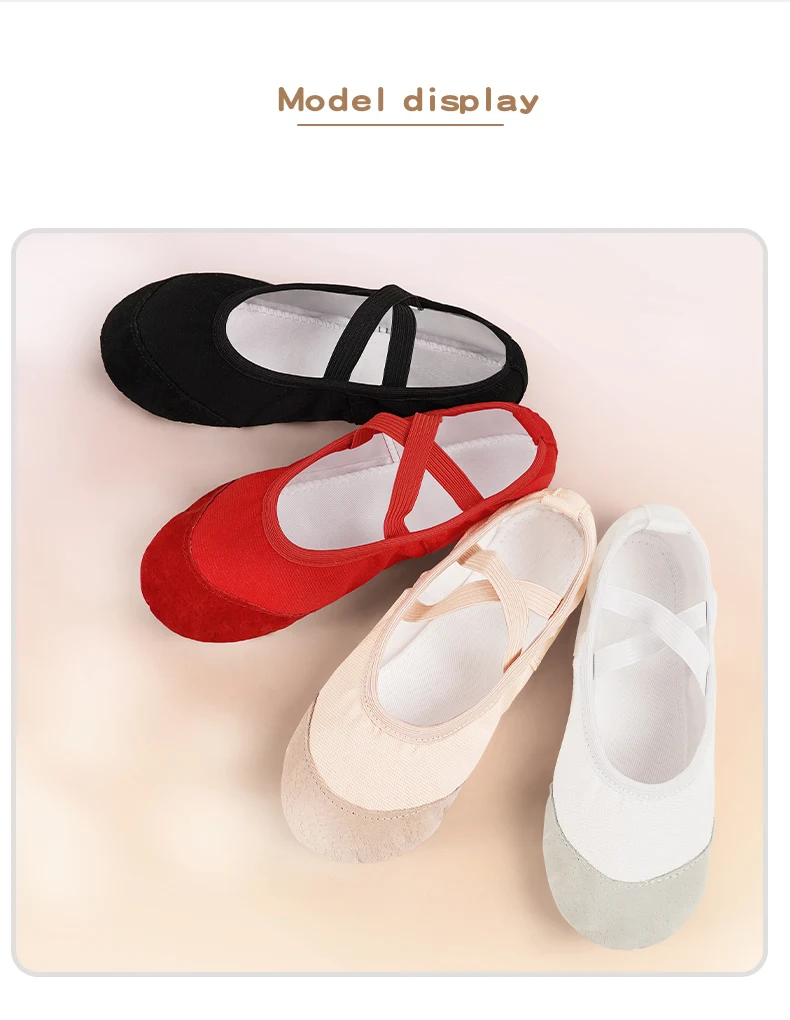 Girls Kids Pointe Shoes Dance Slippers High Quality Ballerina Practice Shoe For Ballet 6 color Ballet Dancer Professional Shoe