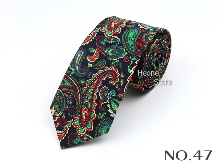 New Floral Elegant Tie For Men Women 100% Cotton Beautiful Flower Paisley Necktie Narrow Skinny Cravat Wedding Casual Corbatas