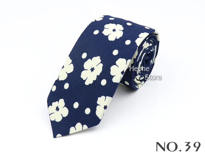 New Floral Elegant Tie For Men Women 100% Cotton Beautiful Flower Paisley Necktie Narrow Skinny Cravat Wedding Casual Corbatas