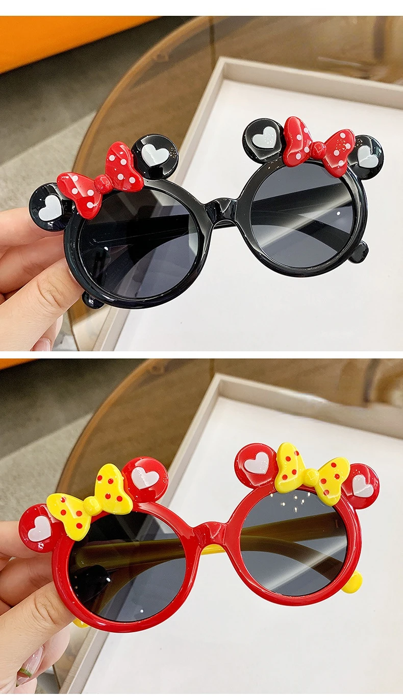 New Children Cute Cartoon UV400 Sunglasses Boys Girls Colors Outdoor Kids Sun Protection Sunglasses Baby Sport Shades Glasses