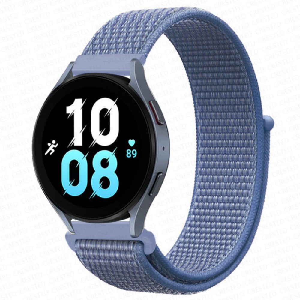 20mm 22mm Nylon Loop Strap For Garmin Forerunner 55 165 265 965 255 Active 5/Vivomove Trend/Vivoactive 5/Venu 3/2 Bracelet Belt