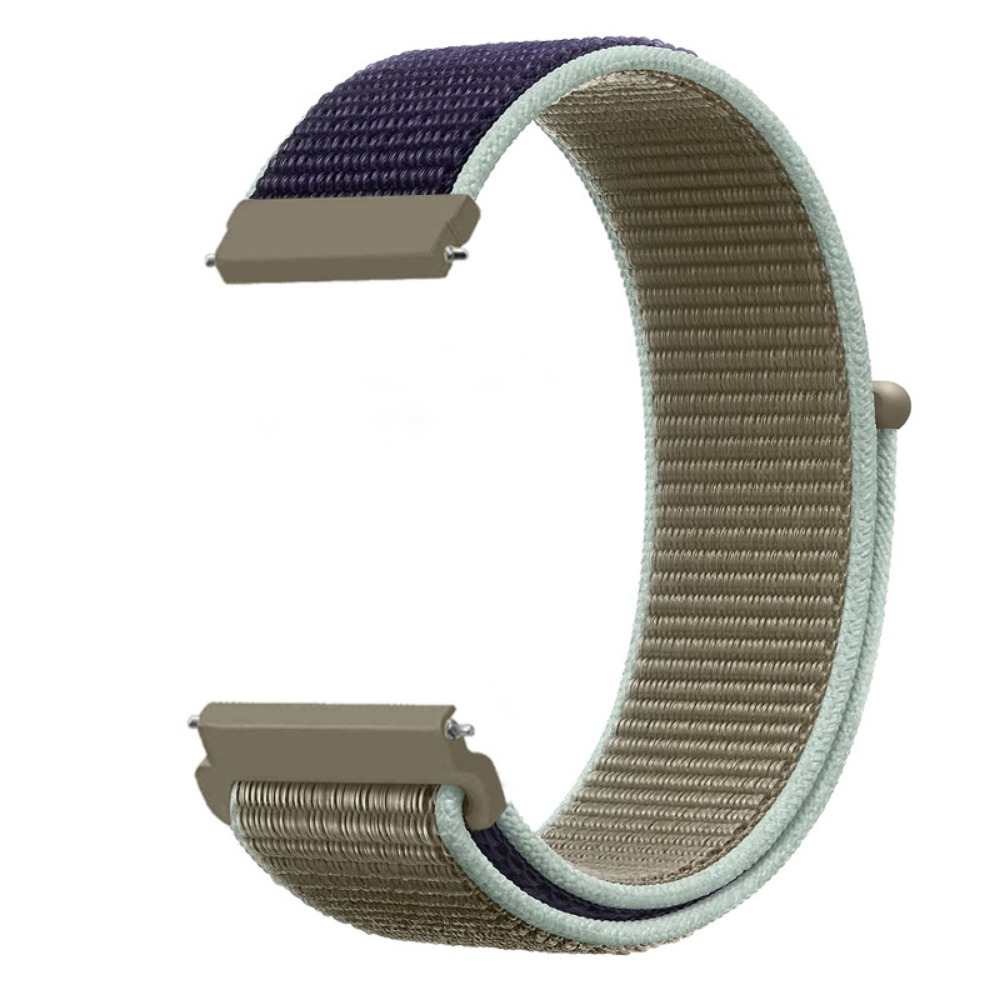 20mm 22mm Nylon Loop Strap For Garmin Forerunner 55 165 265 965 255 Active 5/Vivomove Trend/Vivoactive 5/Venu 3/2 Bracelet Belt