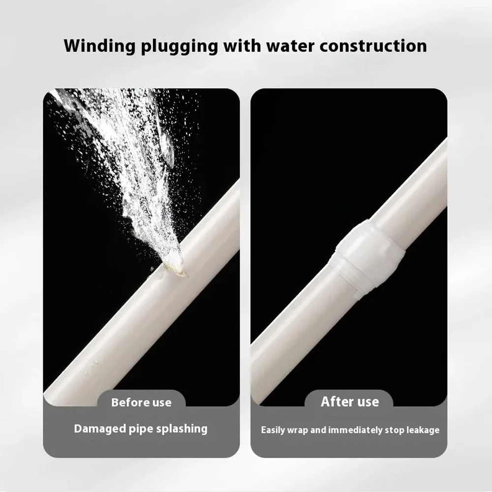 Multipurpose Waterproof Self Fusing Silicone Tape, for Pipe/Hose/Roof/Auto/Marine Leak Repair, High Temp Resistant, Strong Seal