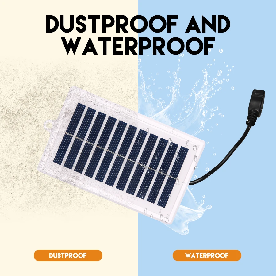 1/2PCS Portable Solar Charger Portable Solar Charger-USB Output for Outdoor Use -for Travel and Camping,Flashlight,Fan Charging