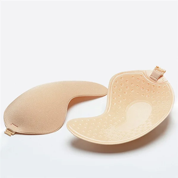 Invisible Push Up Bra for Women Backless Strapless Bra Seamless Front Closure Bralette Underwear Silicone Self-Adhesive Bra Pad