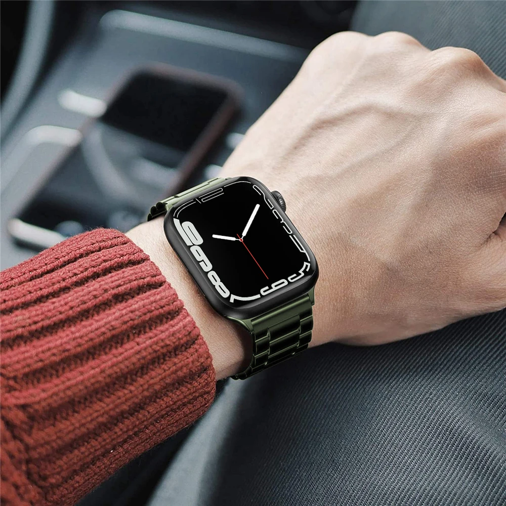Classic Stainless Steel Correa For Apple watch 11 10 46mm 42mm Band Ultra 2 49mm 9 8 7 6 5 4 SE 45mm 44mm 41mm 40mm 3 38mm Strap