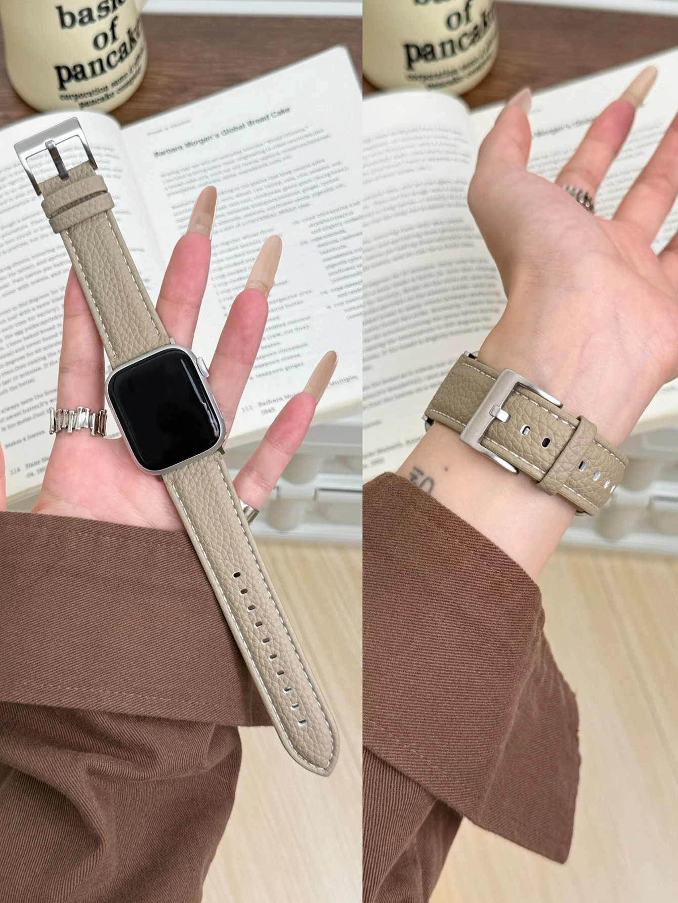 Leather Loop For Apple Watch Band For Women Sport Correa 38mm 40mm 41mm 42mm 44mm 45mm 46mm 49mm , Strap For IWatch