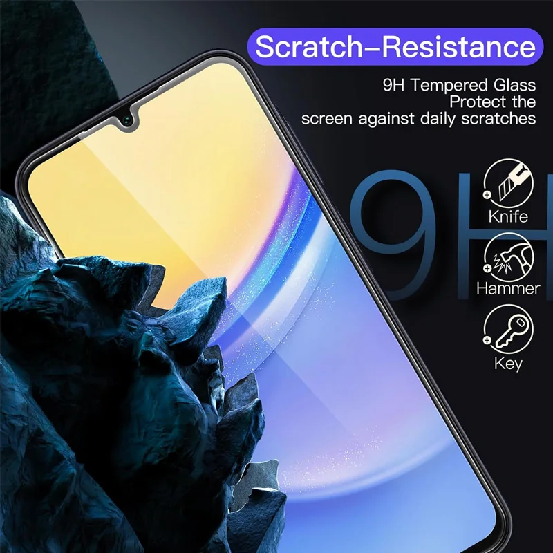 9H Screen Protector for Samsung A15 A16 A56 A36 A17 A14 A25 A24 A55 A53 A52 A57 A37 A34 A35 Tempered Glass Samsung Galaxy A15