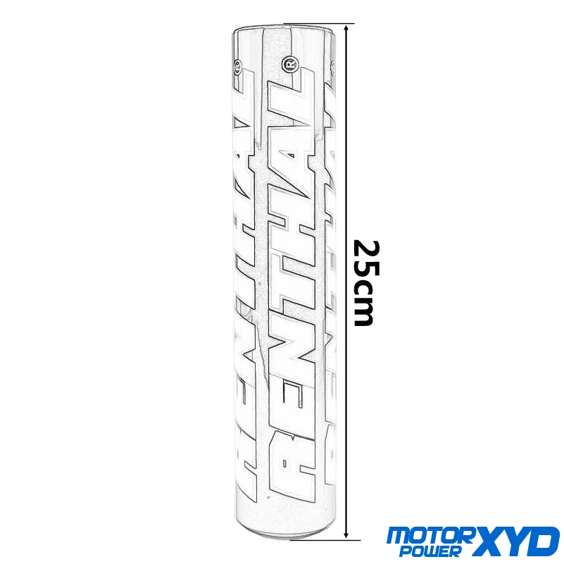 250mm Handlebar Round Cushion Crossbar Foam Bar For HONDA YAMAHA KAWASAKI SUZUKI Motocross Dirt Bike ATV Quad