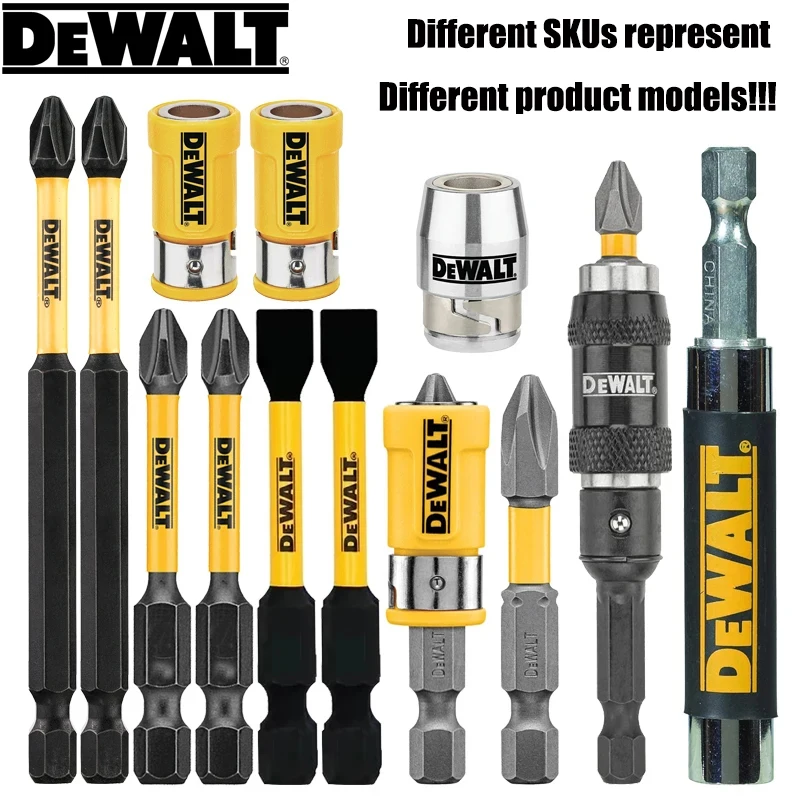 DEWALT Tool Accessories Combination Series Cross Slotted PH2 89MM 57MM 50MM Silver/Yellow Ring Sleeve Extension Rod