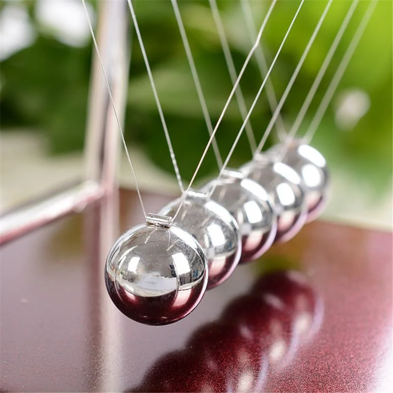 Physical Science Toy Newton Balance Pendulum Ball Collision Energy Conservation Law Ball Office Desktop Decoration Holiday Gift