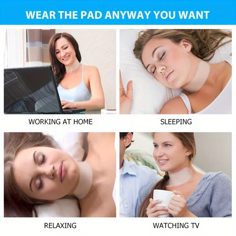 Reusable Silicone Care Neck Pad Neck Tape Wrinkle Pads for Neck Wrinkle Treatment Prevention Anti Wrinkle Remover Beauty Tools