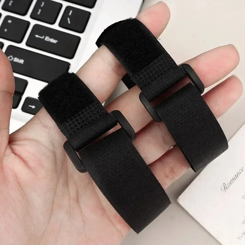 10-100pcs Reusable Hook and Loop Tie-downs Adjustable Nylon Cable Ties Nylon Fasteners Cord Straps Organizer for Securing Wires