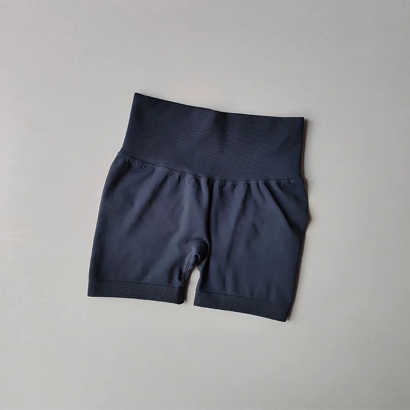 Peach Hip Lifting Sports Shorts Women High Waist and Waist Tightening Slimming Running Hip Speed Drying Three Point Tight Pants