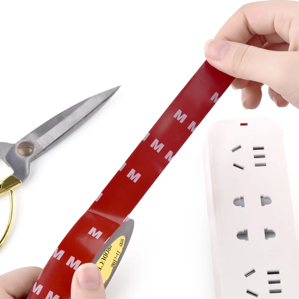 3Meters Strong Double Sided Adhesive Tape With High Viscosity For Automotive Use High Temperature Resistant Fixed Adhesive Patch